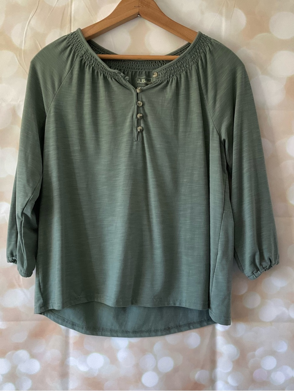 L.L. Bean Green Top